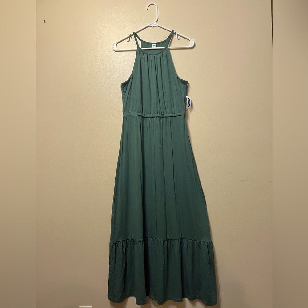 NWT Old Navy Sage/Army Green Maxi Dress, Women’s Size S